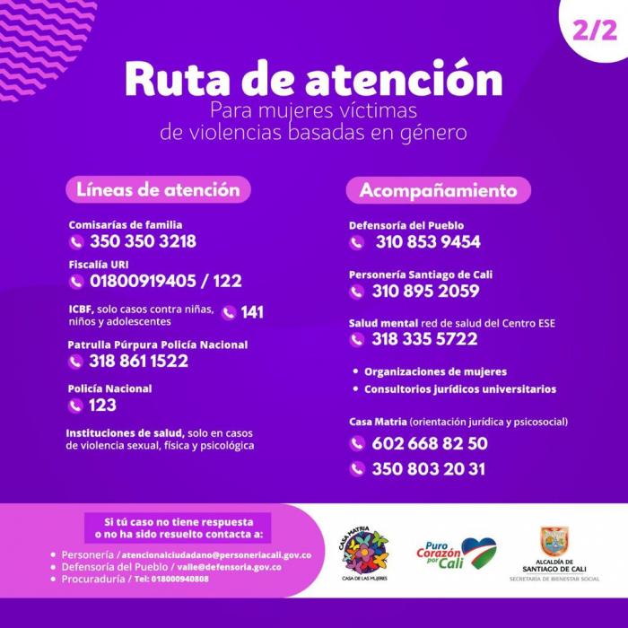 Ruta violencia mujeres