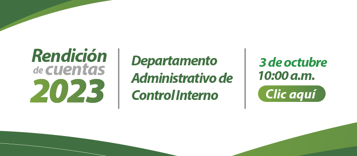 Rendición de cuentas control interno