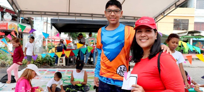 Ciclovida de Cali celebró a mamá