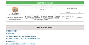 Imagen del encabezado de la política en Daruma