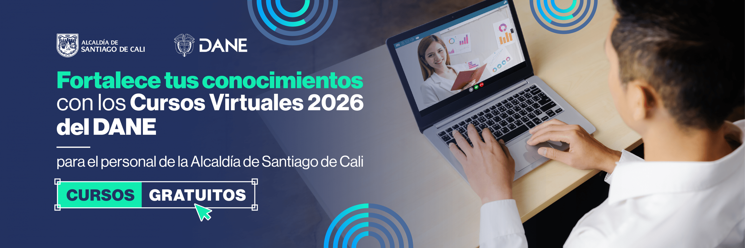 Banner cursos gratuitos DANE